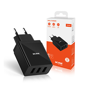 Punjač ACME CH206 3-ports USB 3.4A