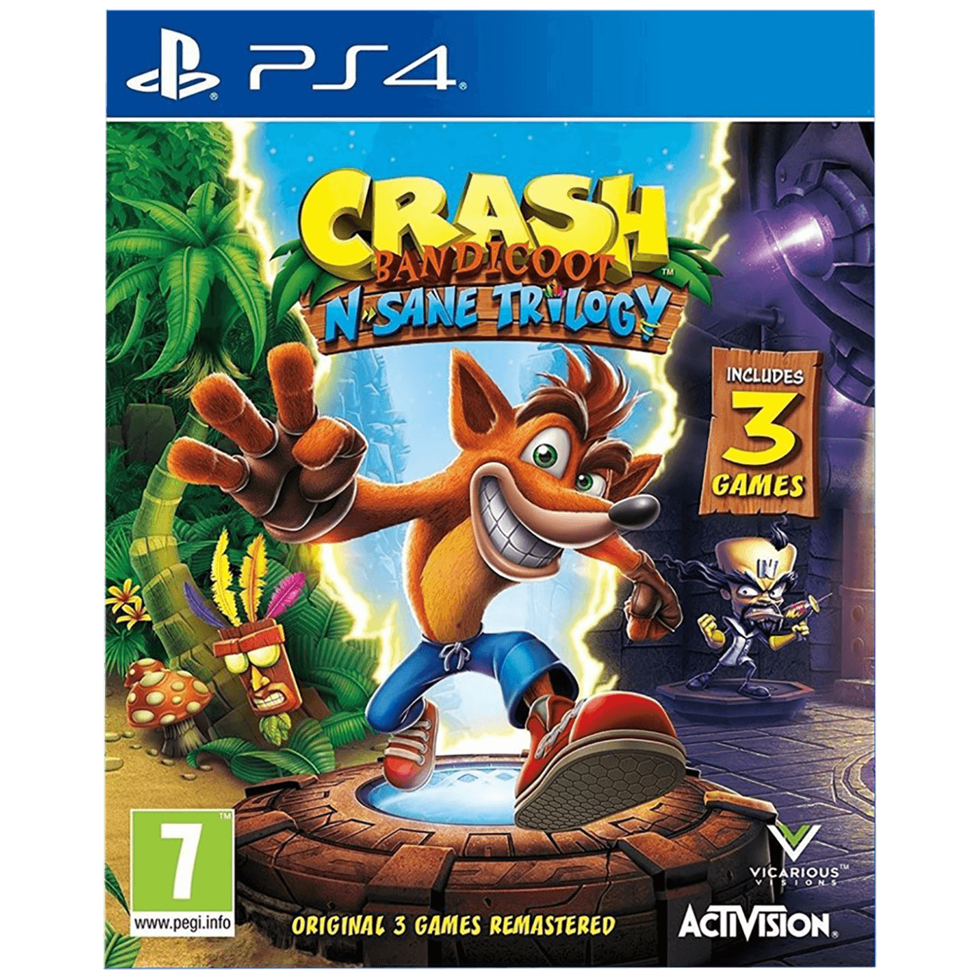 Igrica Crash Bandicoot N. Sane Triology 2.0 PS4
