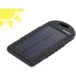 Punjač prijenosni za mobitele + svjetiljka, solarni 5000mAh