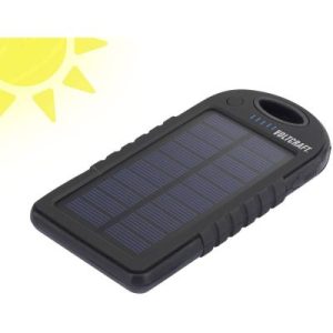 Punjač prijenosni za mobitele + svjetiljka, solarni 5000mAh