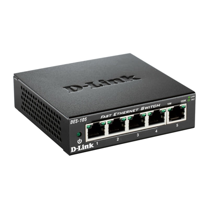 Switch D-Link 5-Port DES-105/E