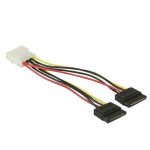 Kabl napojni interni, molex to 2xSATA
