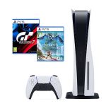 Playstation 5B Chassiss+ Horizon Forbidden West+Grand Turismo7